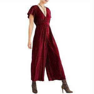 mink pink velvet romper